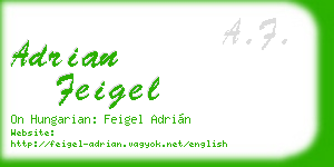 adrian feigel business card